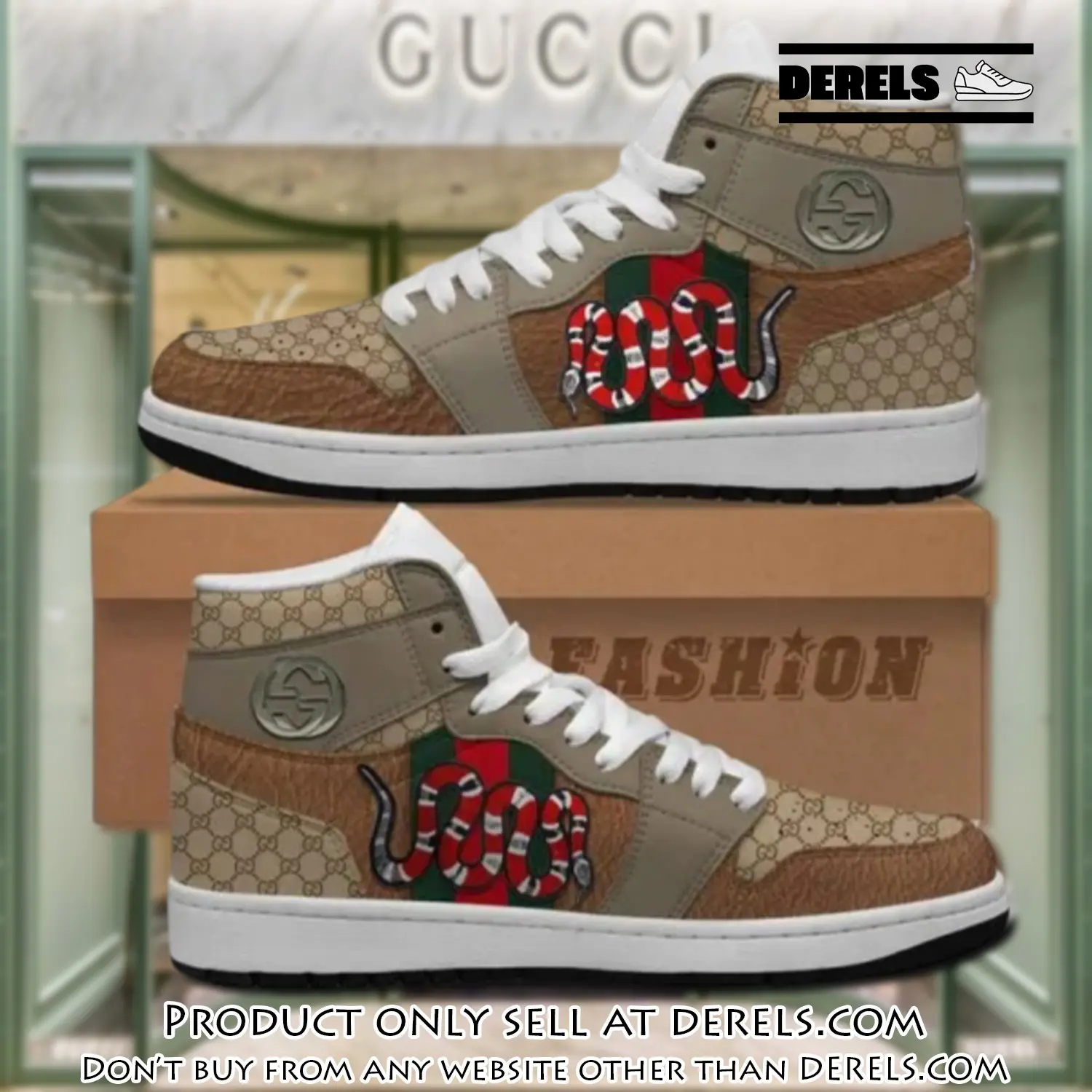 Gucci snake high air jordan sneakers shoes hot  gifts unisex dr0850332
